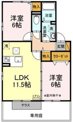 ティアレスクエア Gの物件間取画像